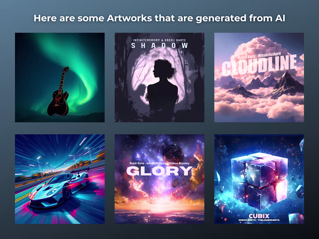 Cover image for Cool Album Covers using AI images