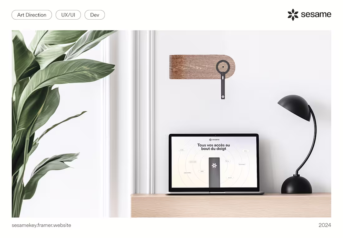 Cover image for Sesame - Product & Website design