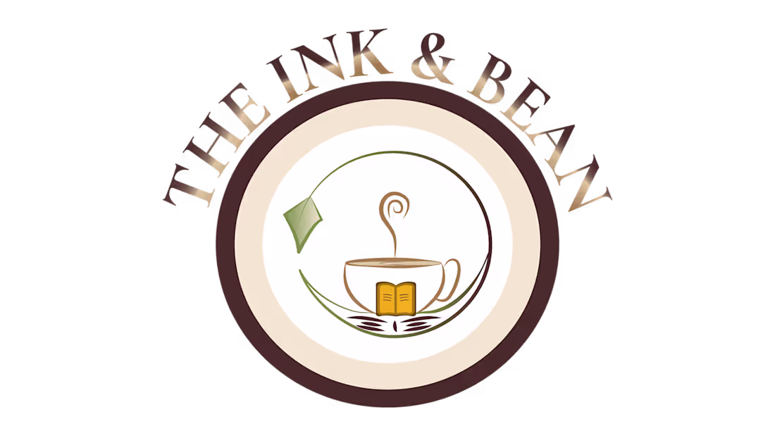 Cover image for The Ink & Bean - Coffee Shop & Book Café Logo Design