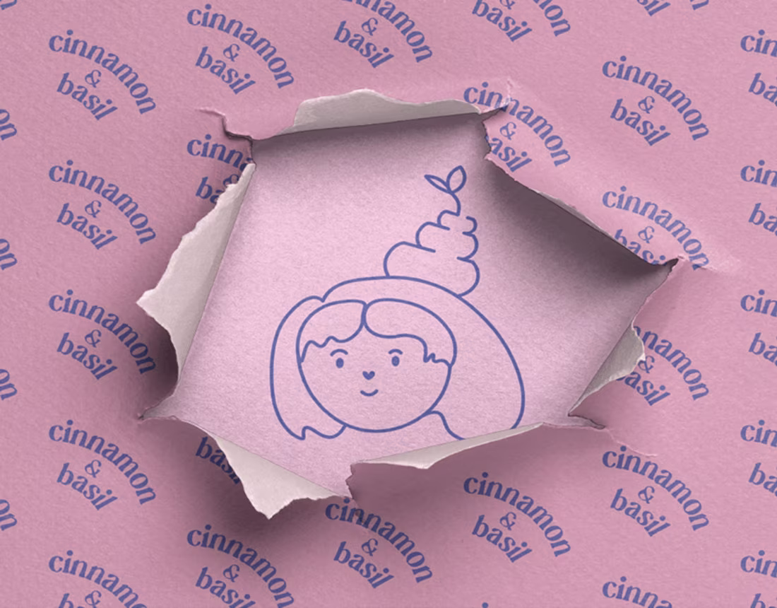 Cover image for Cinnamon & Basil | Bakery Brand Identity 
