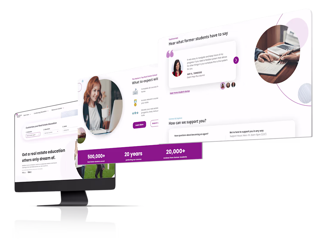 Cover image for Real Estate Express website redesign