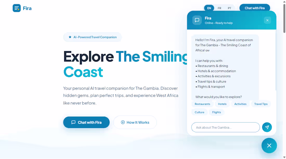 Cover image for Developed a multi-channel AI chatbot