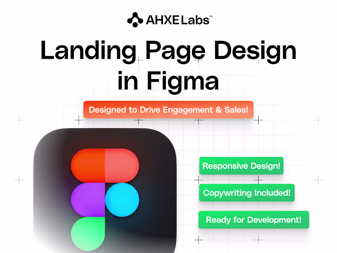 Cover image for Landing Page Web Design • Figma