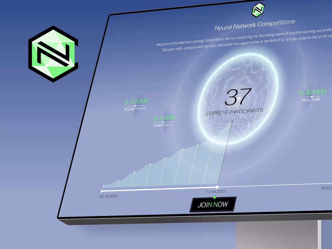 Cover image for Neural Network Competitions — Identity & Landing Page