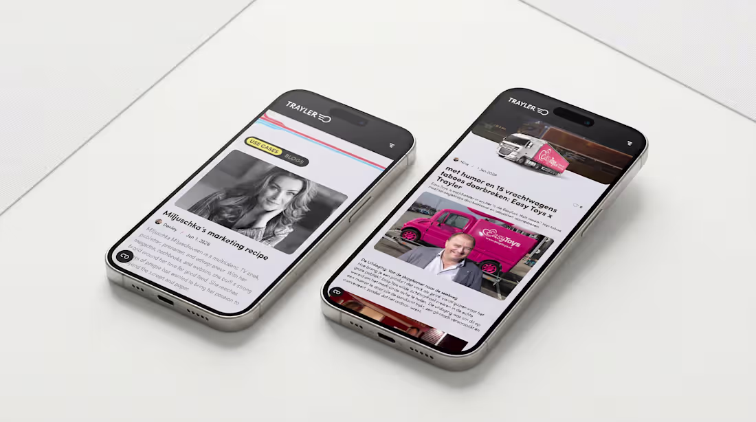 Cover image for Successfully Delivered Framer Project for Trayler in 3 Weeks