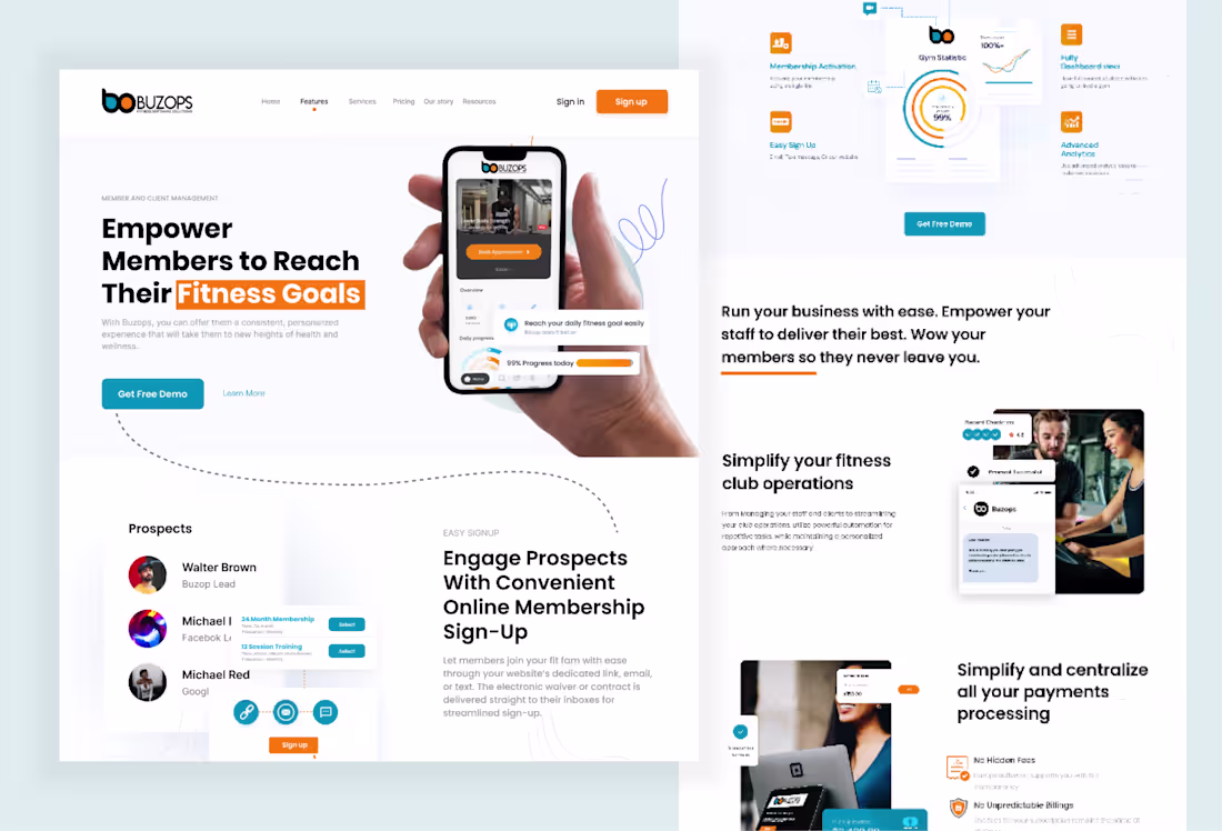 Cover image for Buzops (SAAS)(Gym Management)