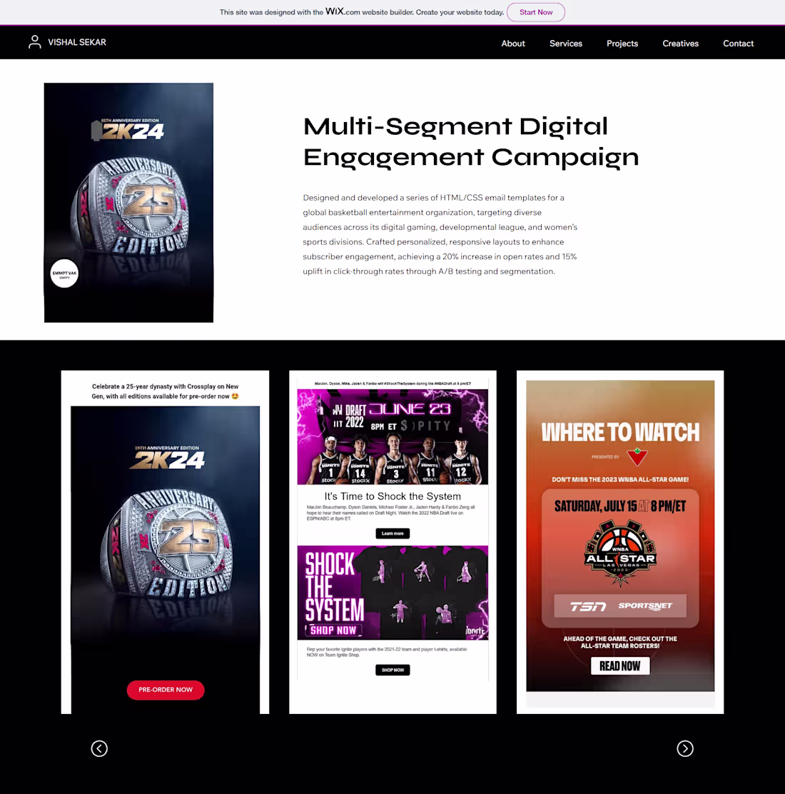 Cover image for Global Basketball Entertainment - Engagement Campaign