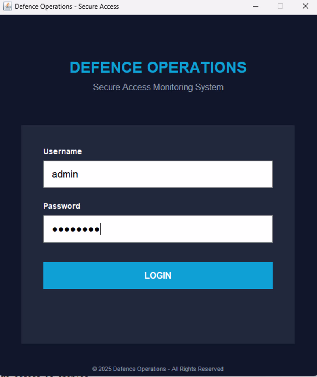 Cover image for A secure access monitoring system