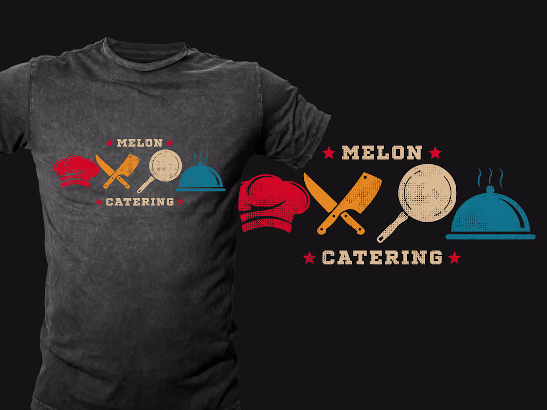 Cover image for Melon Catering Badge & T-Shirt Design
