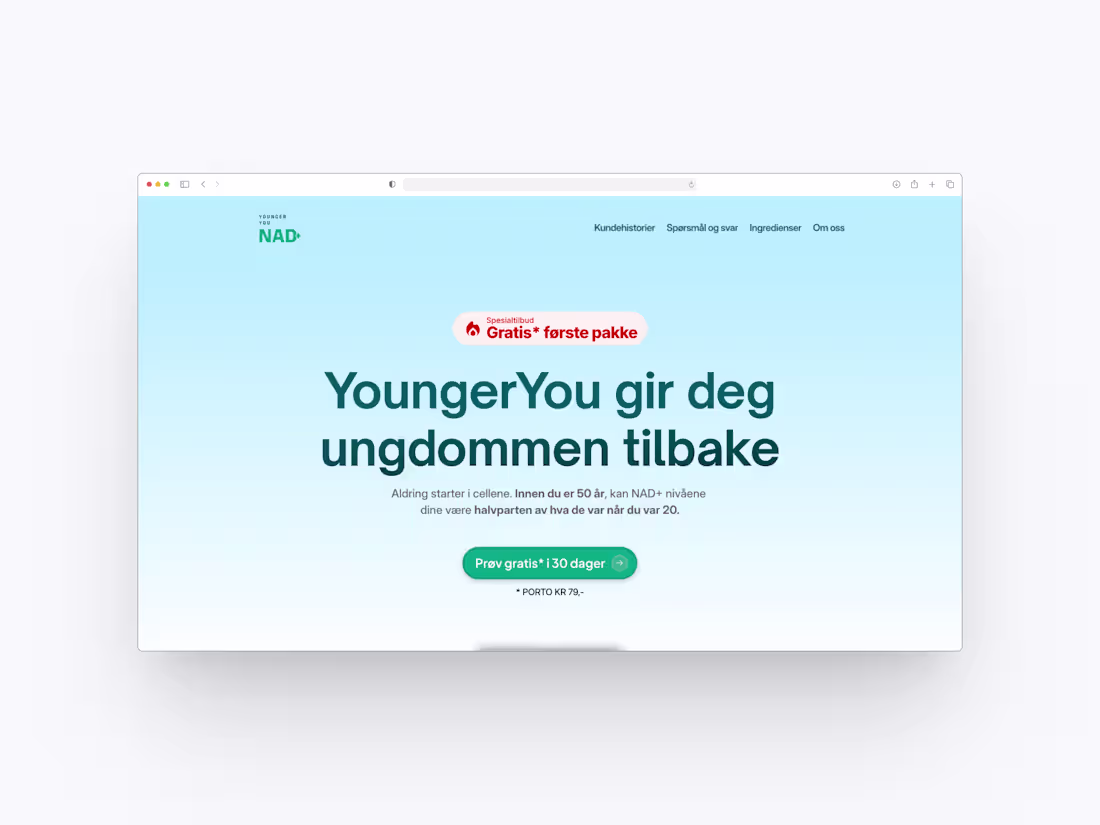 Cover image for Nad-pluss Landing Page (Framer development + design)