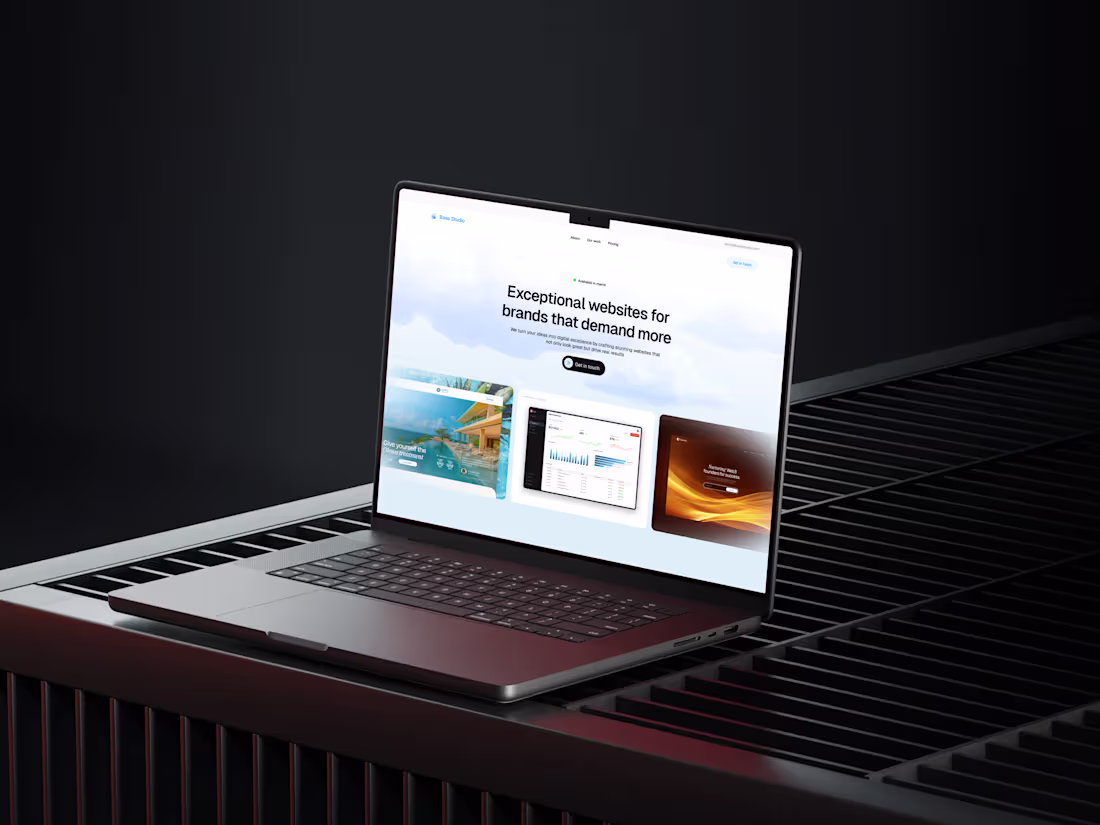 Cover image for Base Studio Website Design