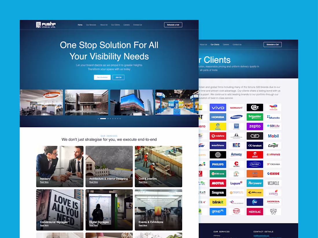 Cover image for Advertising Agency Website