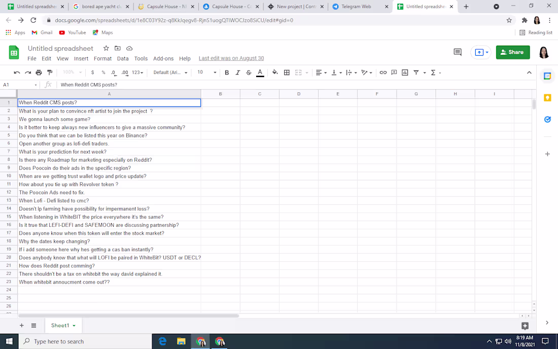 Cover image for Compiling AMA Questions 