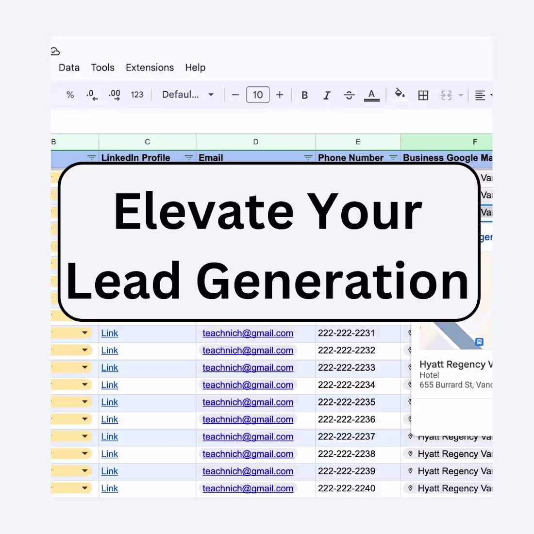 Cover image for Create Lead List with Verified Web Research