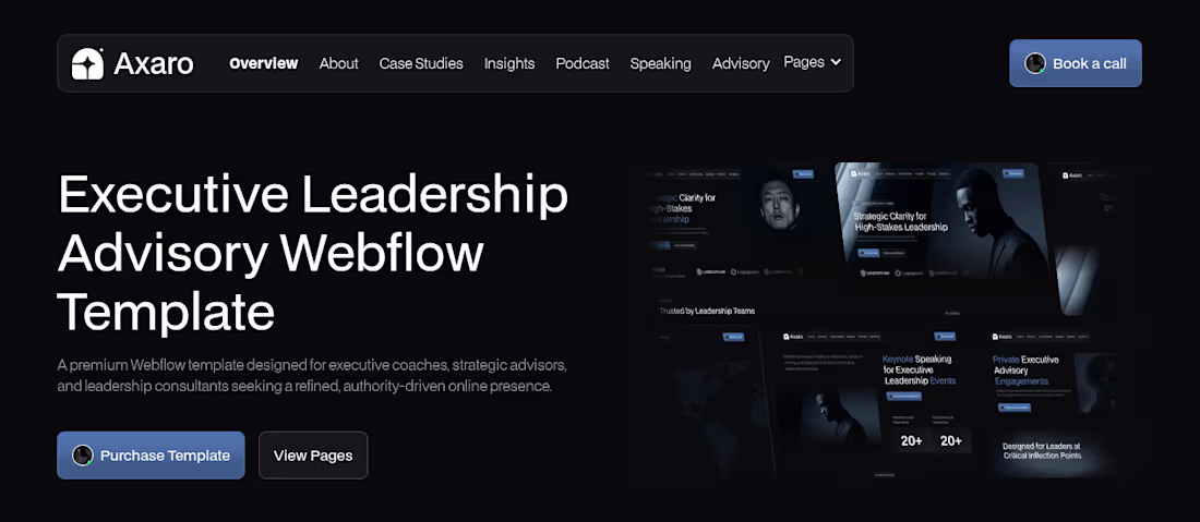 Cover image for Axaro - Technology Website Template