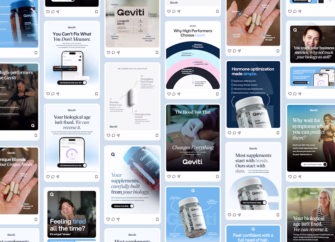 Cover image for High-Performance Ad Creative System for Geviti