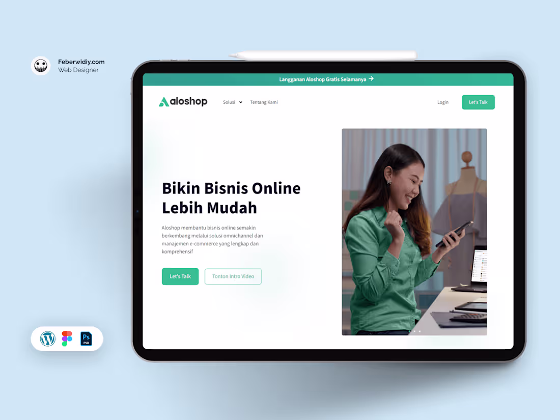 Cover image for Web Design & Development - Aloshop Ecommerce Enabler