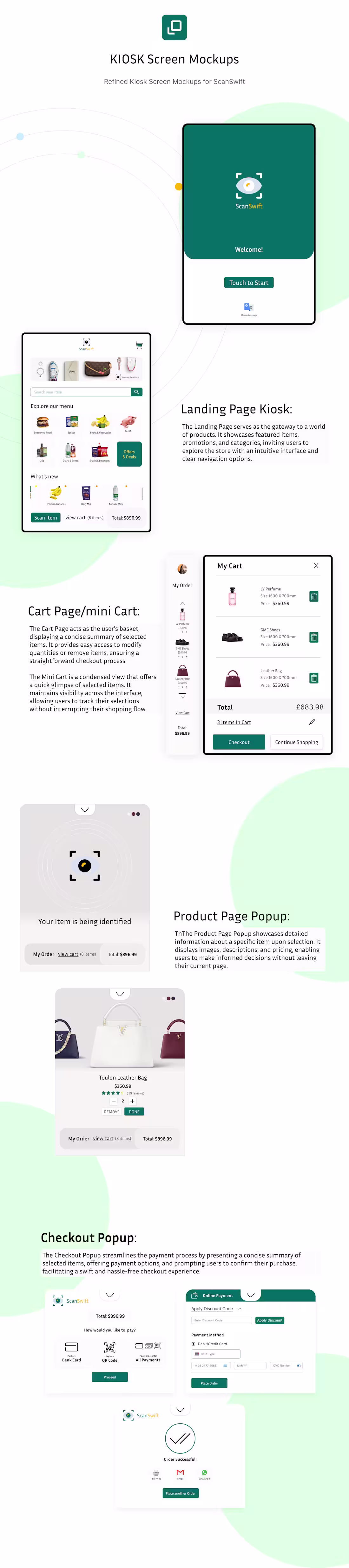Cover image for Scanswift kiosk design