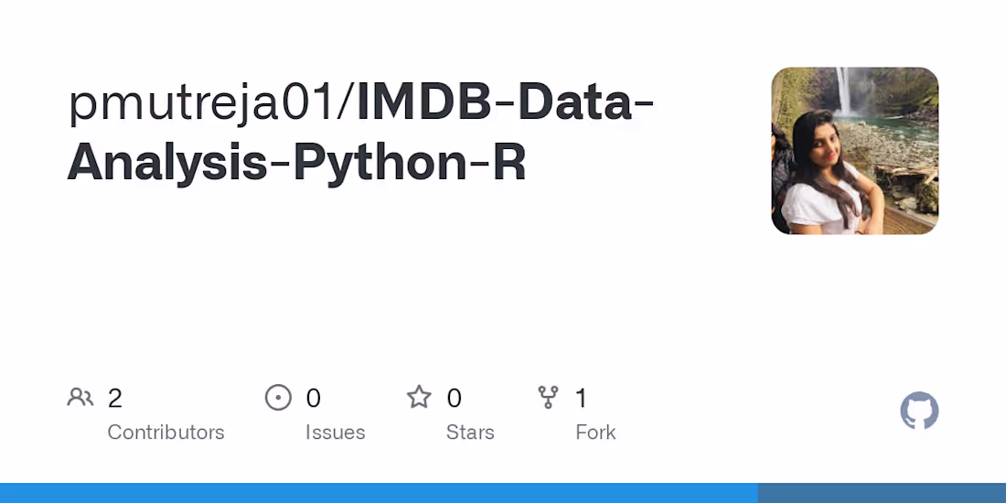 Cover image for IMDB-Data-Analysis-Python-R