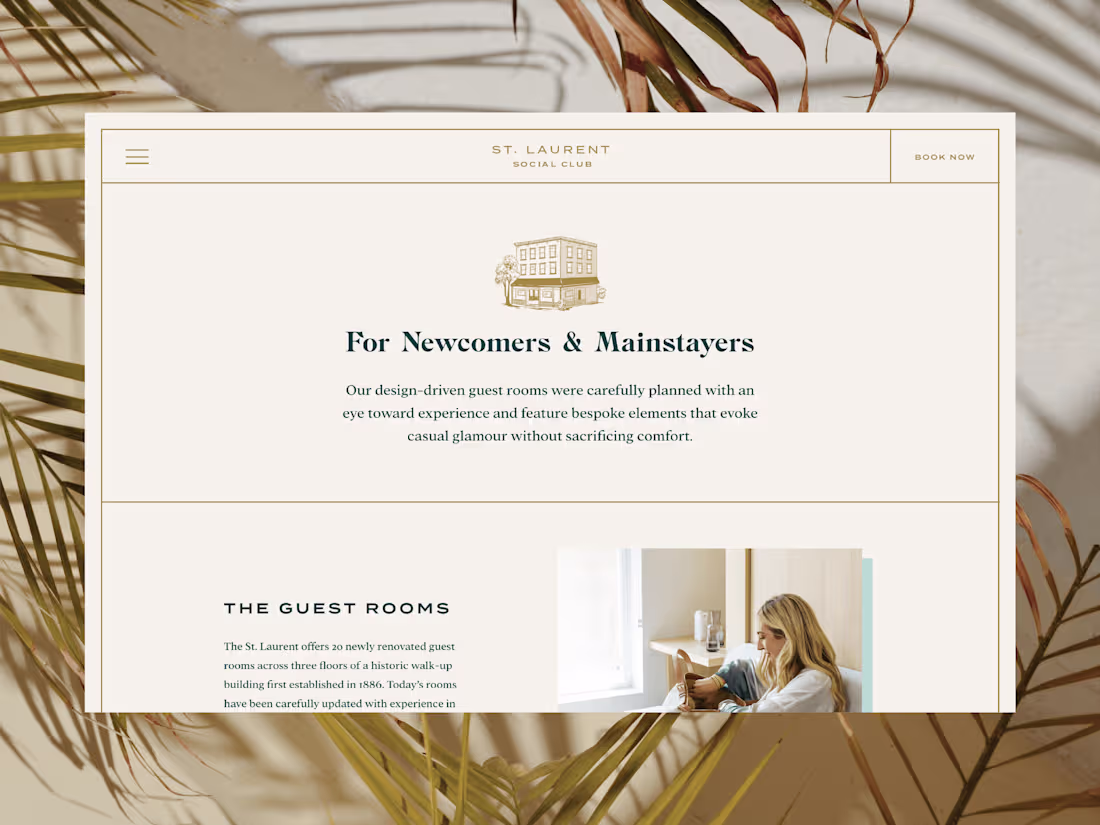 Cover image for The St. Laurent - Web Design