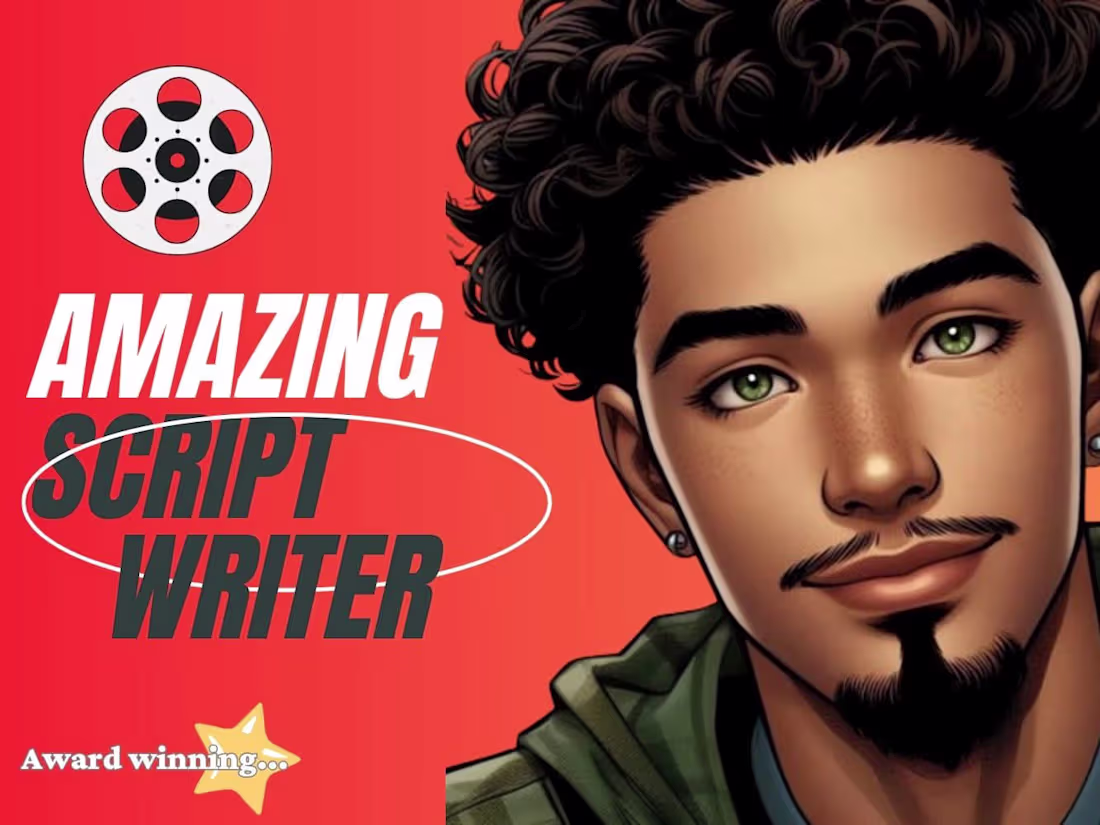 Cover image for I will create a movie script & screenplay to bag productions.