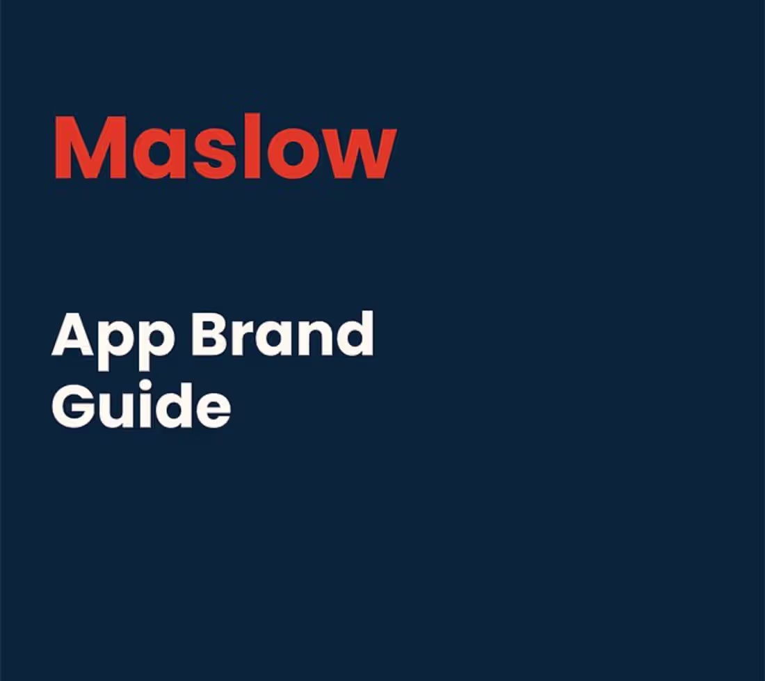 Cover image for Maslow App