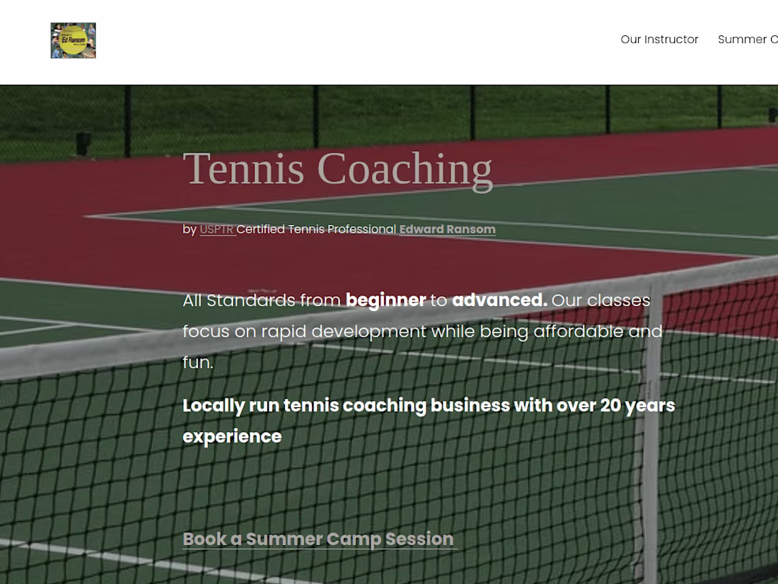 Cover image for Ed Ransom Tennis