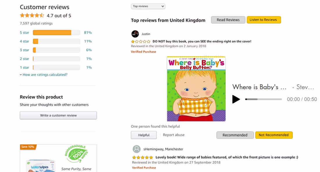 Cover image for Amazon Audio Reviews | Dolapoadeyemi