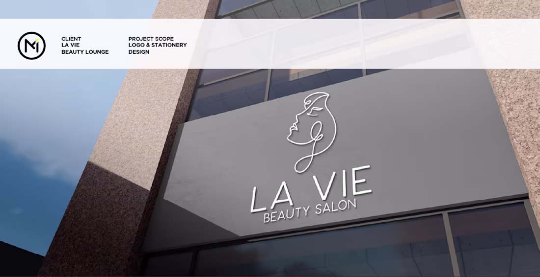 Cover image for La Vie beauty salon on Behance