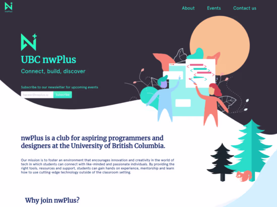 Cover image for nwPlus visual brand and website design