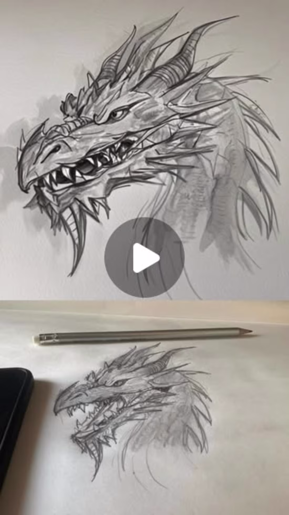 Cover image for Marcus Doragon Yu on Instagram: ”@marcusdoes5 sketch to AI #dra…