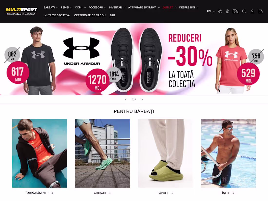 Cover image for Multisport.md - Building a Bespoke E-commerce Experience