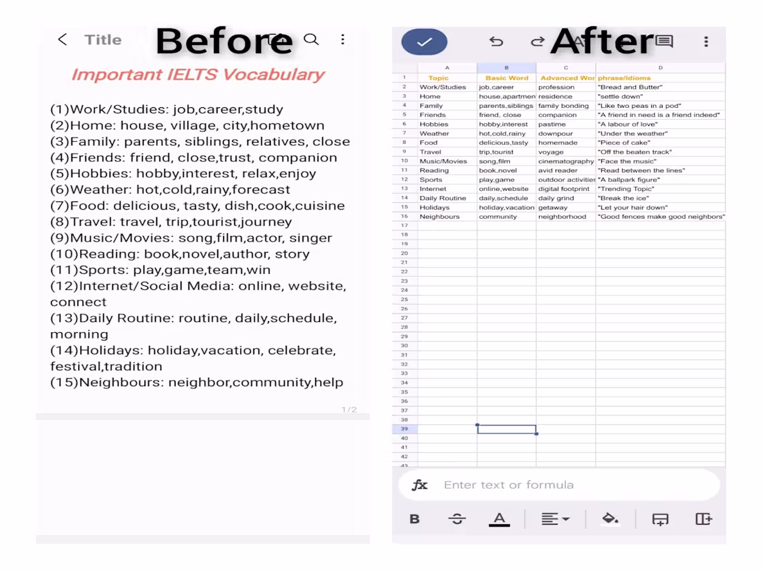Cover image for "IELTS Vocabulary Guide"