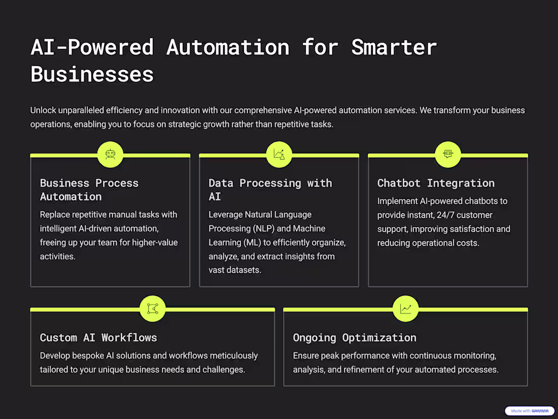 Cover image for Custom AI Applications to Automate Your Business Processes