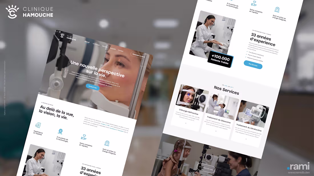 Cover image for Clinique Hamouche - Ophthalmology clinic