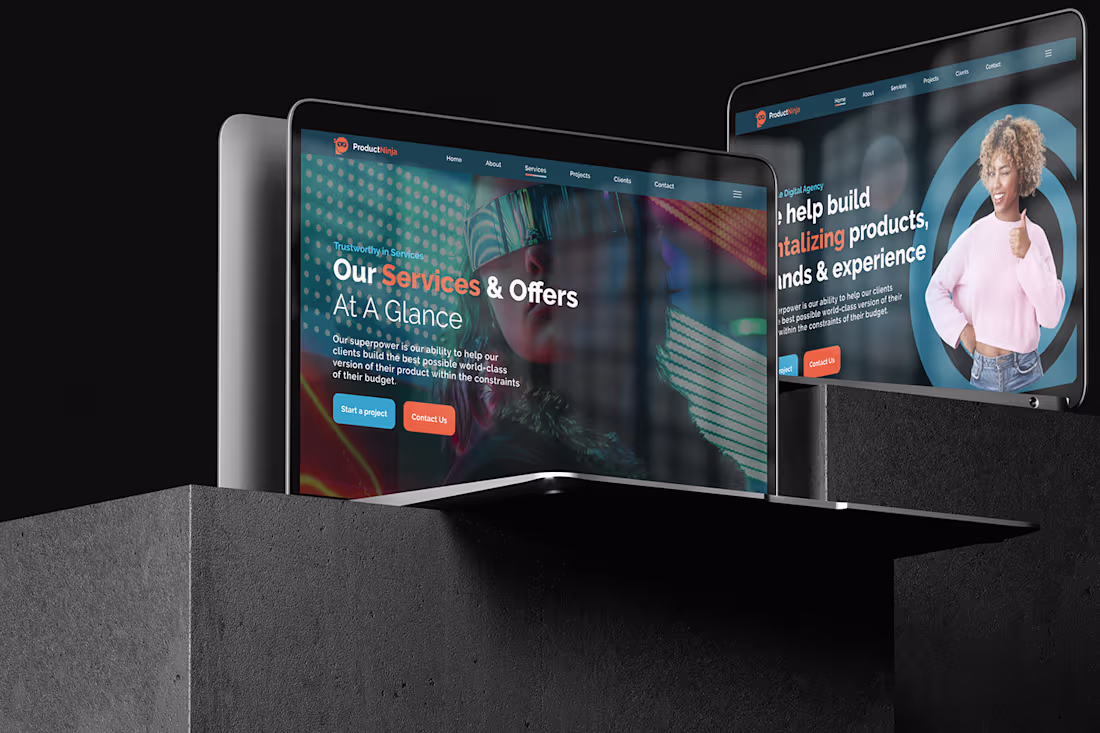 Cover image for Digital Ninja Landing page