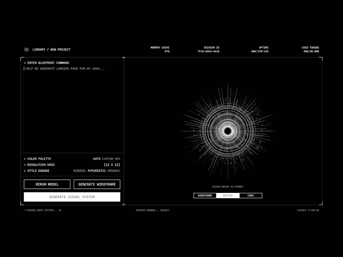 Cover image for FUI design experiments
