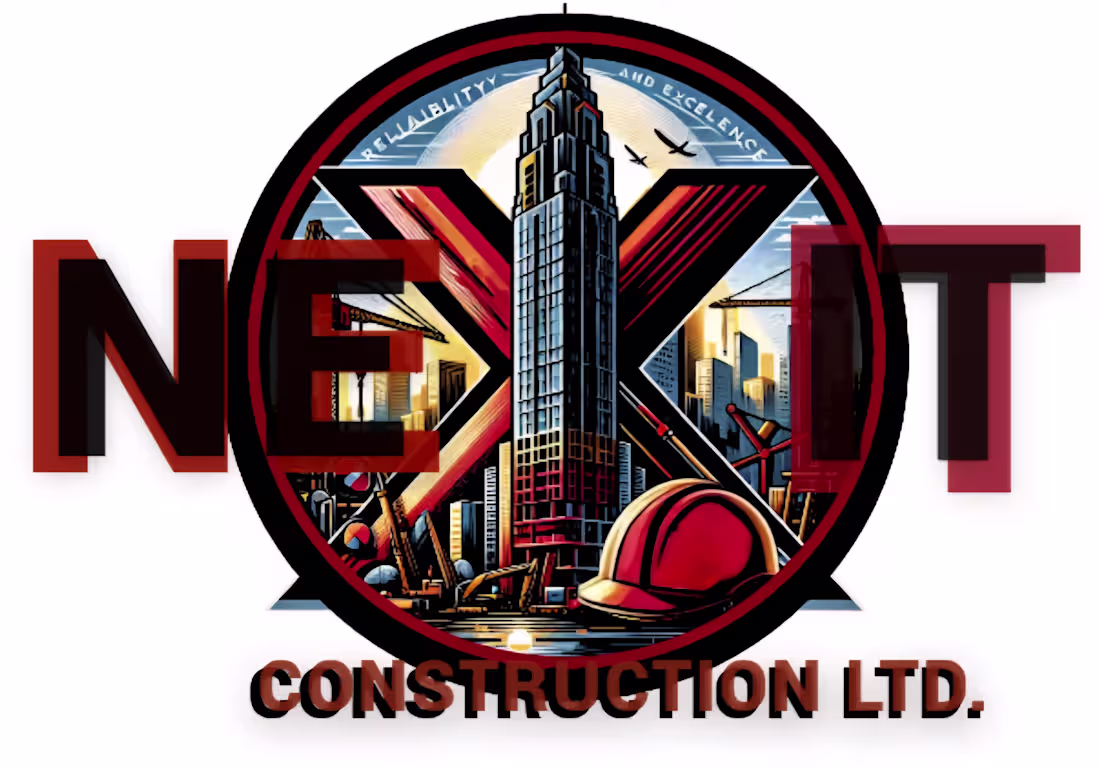 Cover image for Finished logo for NEXIT construction