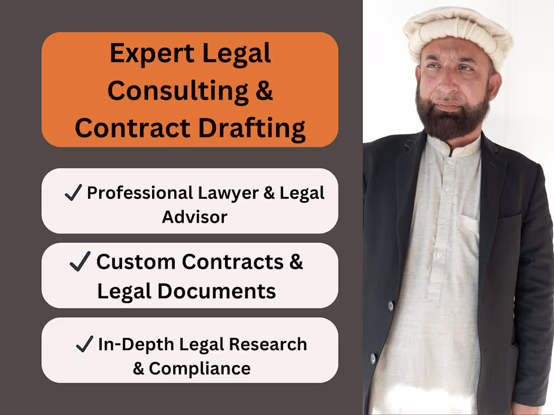 Cover image for Professional Lawyer | Legal Document and Contract Specialist
