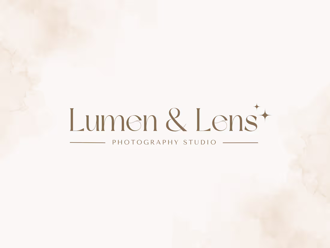 Cover image for Lumen & Lens: Logo Design Developed a refined logo for a bou...