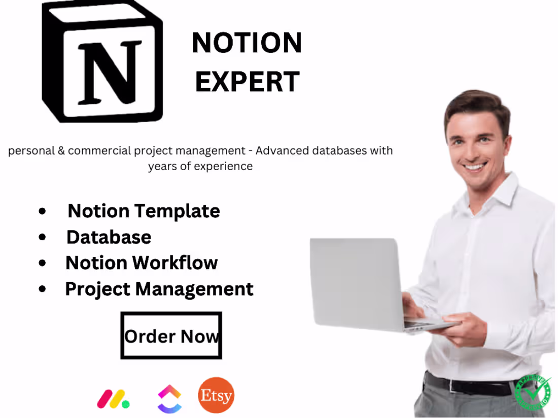 Cover image for Project Manager with advanced aesthetic notion template