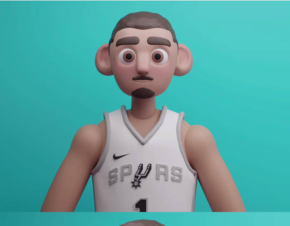 Cover image for 3D Victor Wembanyama :: Behance