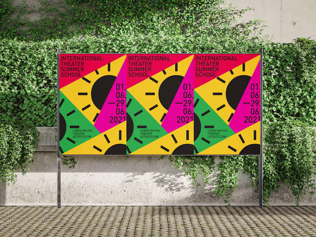 Cover image for Visual Identity for the Theater Summer School