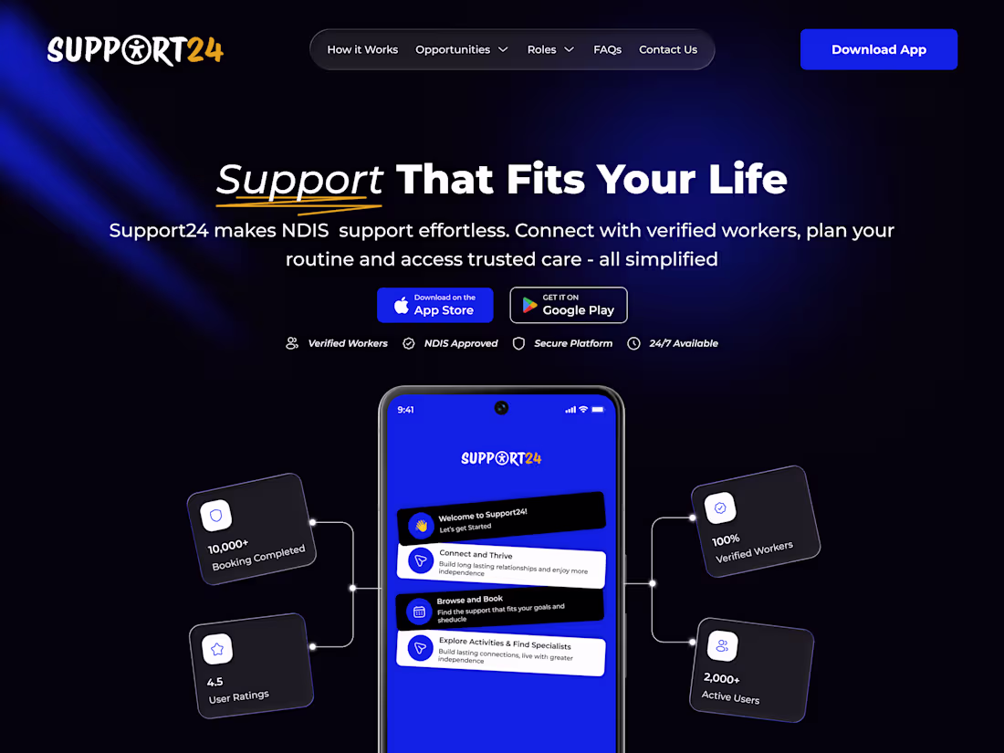 Cover image for Support24 — Inclusive Support &