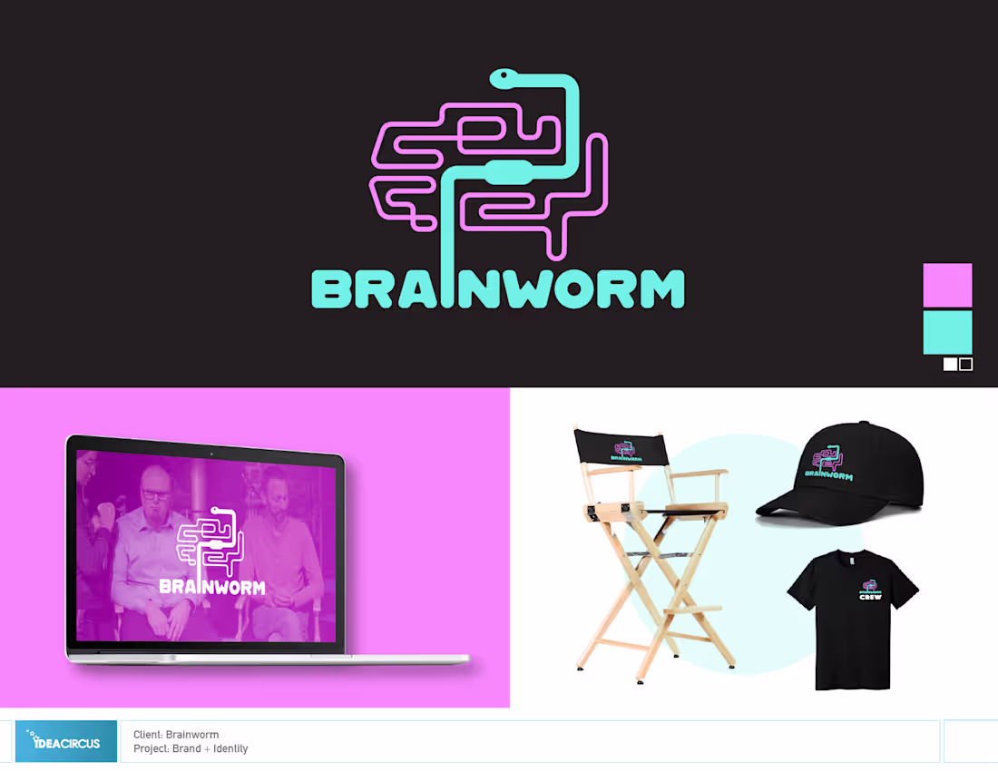 Cover image for Brainworm Brand & Identity Project
