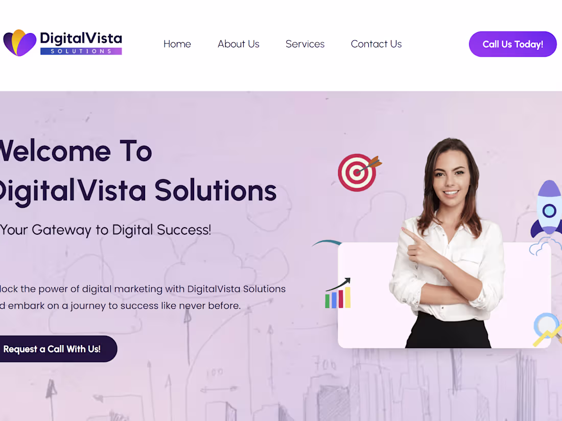 Cover image for Digital Vista — Agency Website