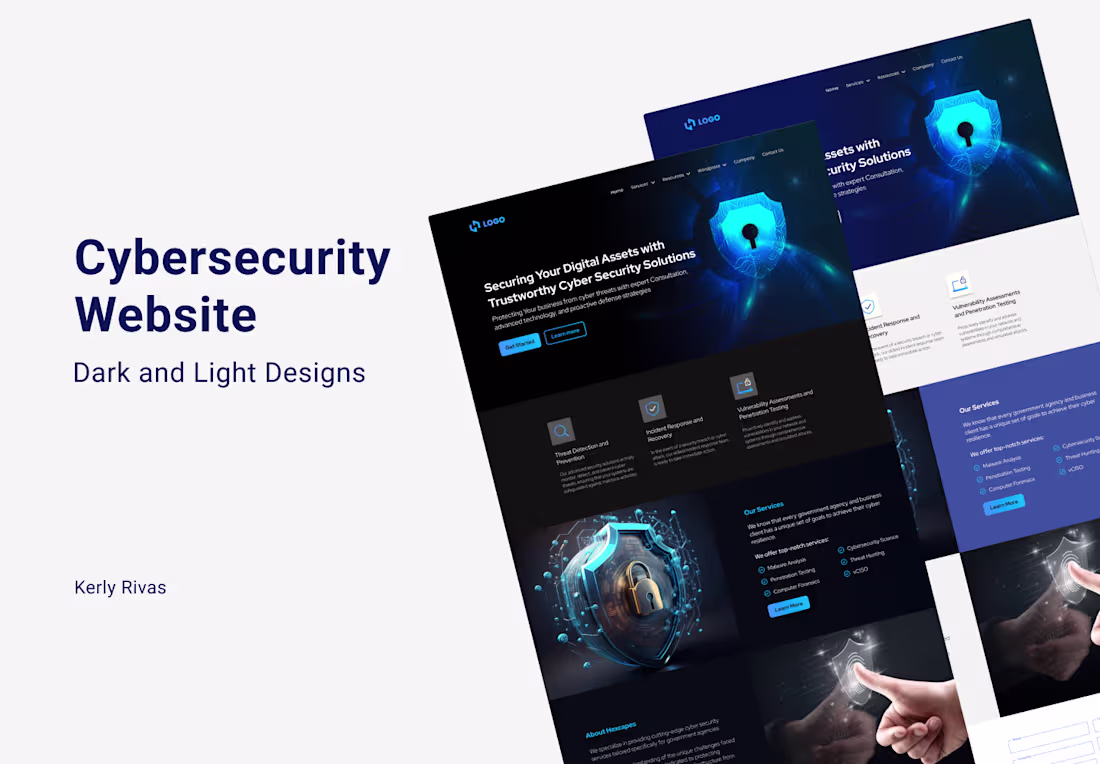 Cover image for Cybersecurity Website