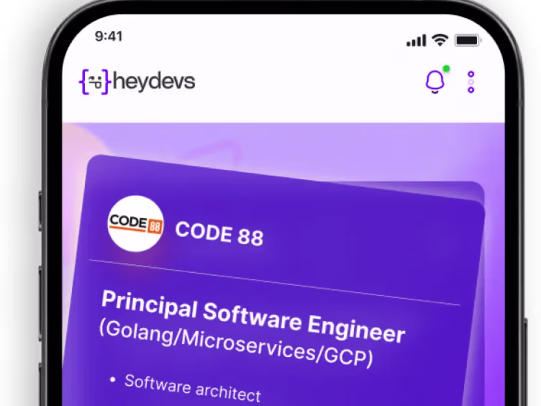 Cover image for Heydevs - A Tinder job platform for developer
