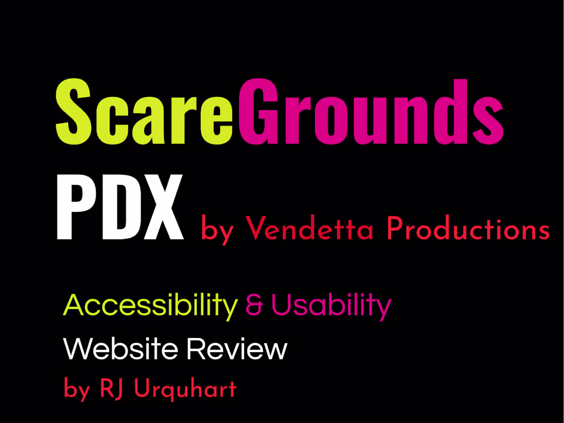 Cover image for ScareGrounds PDX Standard Audit Report