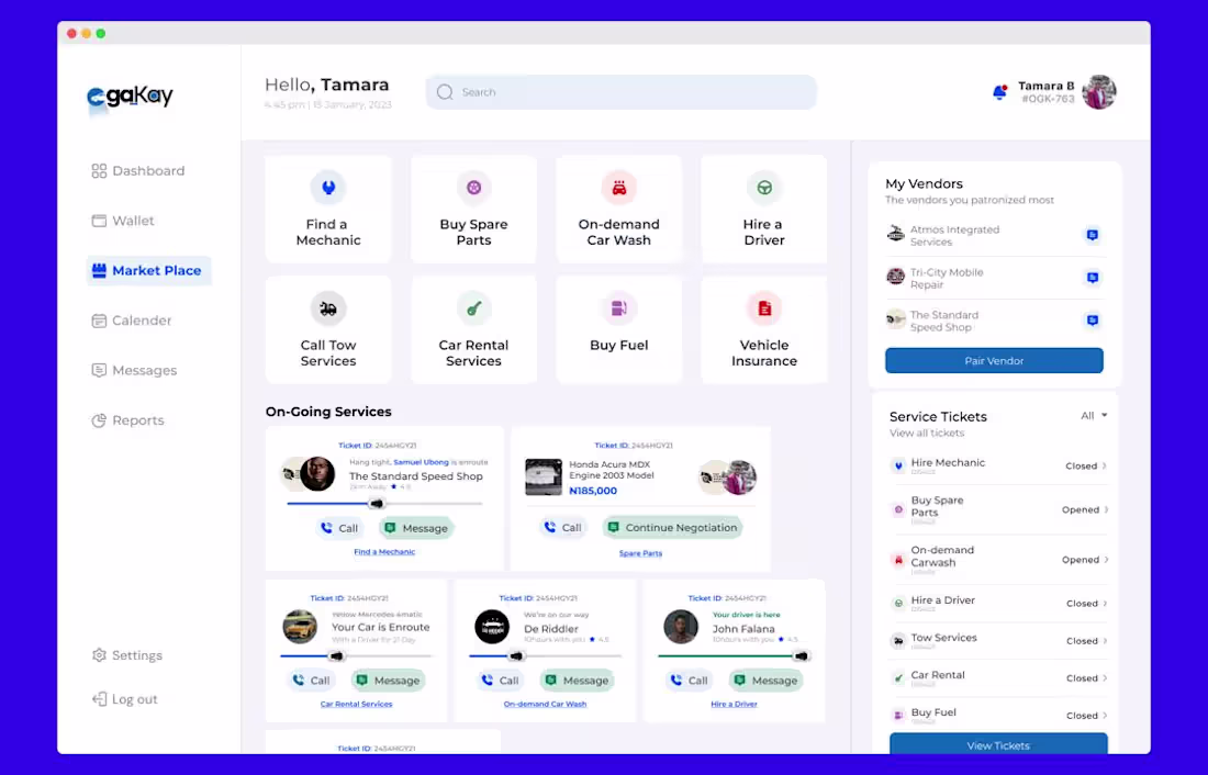 Cover image for Ogakay – On-Demand Services Platform